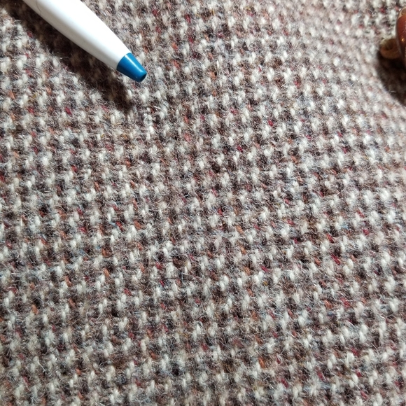 Harris Tweed Wool Overcoat - Picture 8 of 9